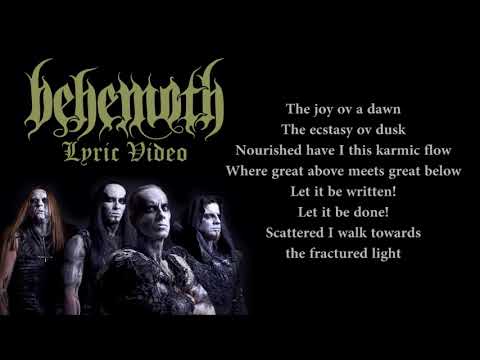 Behemoth - Ov Fire And The Void (LYRICS / LYRIC VIDEO)