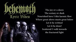 Behemoth - Ov Fire And The Void (LYRICS / LYRIC VIDEO)