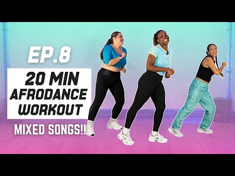20 Min Power Afro Dance Fitness | No Equipment Full Body | Afroletics Workout (Ep.8)