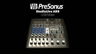 Video thumbnail for PreSonus StudioLive AR8 USB Mixer | Gear4music by Gear4music Guitars