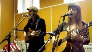 Trevor Moss and Hannah-Lou performing Allotment Song LIVE on Resonance 104.4 FM