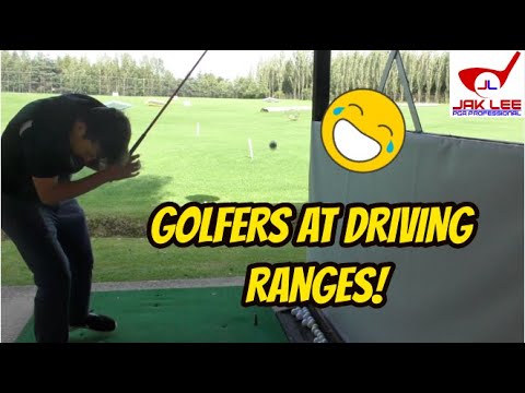 GOLF STEREOTYPES - 10 GOLFERS YOU SEE AT DRIVING RANGES!