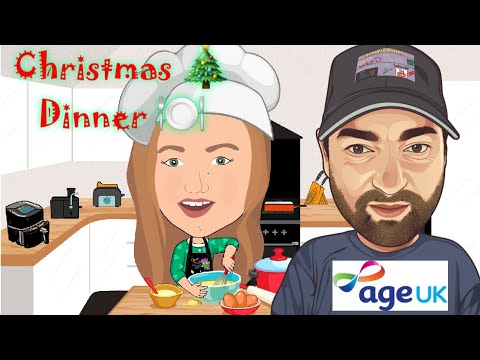 cooking Christmas Dinner. re-heating warming up with bubbles. Christmas Dinner prep.