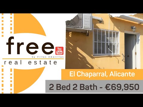 Video Tour of FRE 073 - 2 Bed 2 Bath Bungalow In Torrevieja, Alicante.