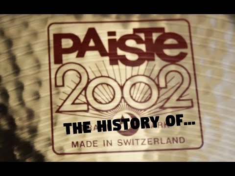 The History Of Paiste 2002 Cymbals