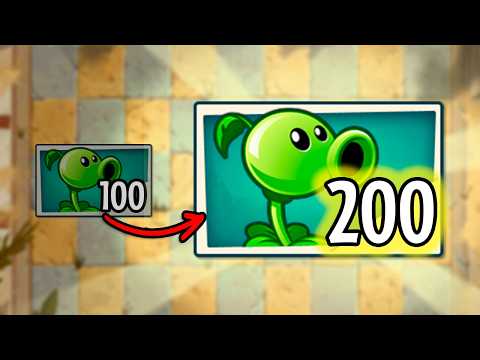 Can you beat Plants vs. Zombies 2 with DOUBLE SUN COST Plants? Part 1