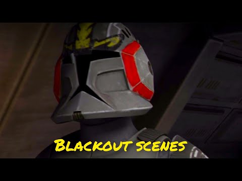 All Commander Blackout scenes - The Clone Wars