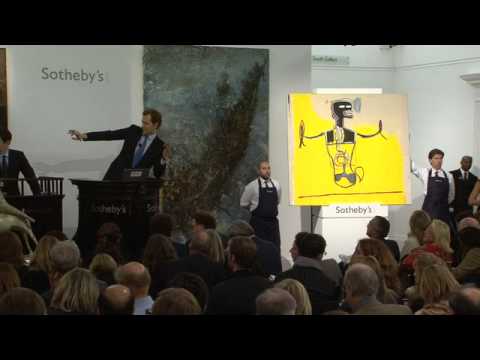 Auction Night: Jean-Michel Basquiat's 'Spike'