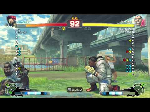 Fujino [Akuma] vs EpicPower jp [Balrog] SSF4 Japanese Online Ranked Matches - TRUE-HD