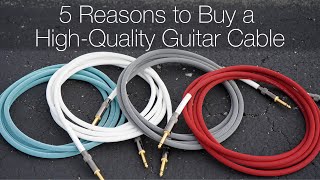 Video thumbnail for 5 Reasons to Buy a High Quality Guitar Cable by Runway Audio