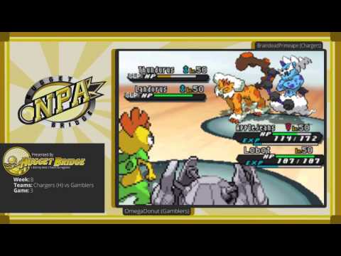 NPA Season 2 Week 8 - OmegaDonut (Gamblers) vs BraindeadPrimeape (Chargers) Game 3