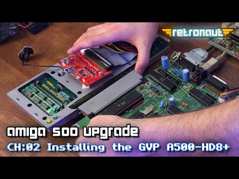 Amiga500 Upgrade CH:02 Installing the GVP A500-HD8+