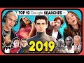 YouTubers React To Top 10 Google Searches 2019 (Google Year In Search 2019) YouTubers React To Top 10 Google Searches 2019 (Google Year In Search 2019)