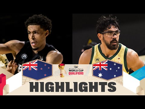 New Zealand 🇳🇿 v Australia 🇦🇺 | Highlights | FIBA Basketball World Cup 2027 Asia Qualifiers