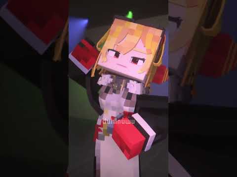 AJOJING Risu x Kaela x Moona x Kobo |  Minecraft Hololive Animation