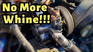 Whining Power Steering Pump?  Here's the Quick and Easy Fix!