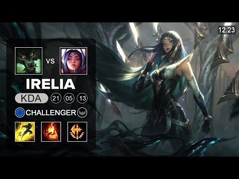 Irelia vs Warwick Top - EUW Challenger - Patch 12.23 Season 12
