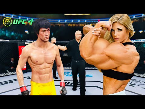 PS5 | Bruce Lee vs. Super Big Girl D [EA Sport UFC 4]🥊