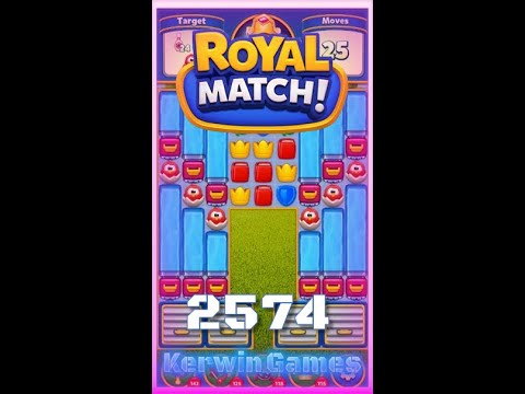 Royal Match Level 2574 - No Boosters Gameplay