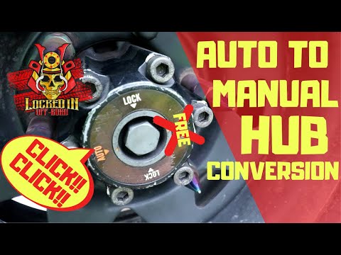 AUTO TO MANUAL LOCKING HUB CONVERSION (FOR FREE)