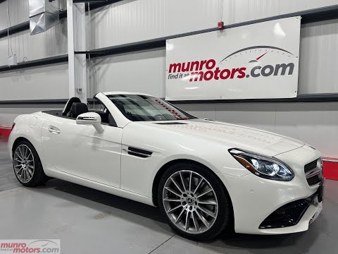 2018 MercedesSOLDSOLDSOLDBenz SLC 300 Roadster AMG package Airscarf GlassRoof Auto with 32k kms!
