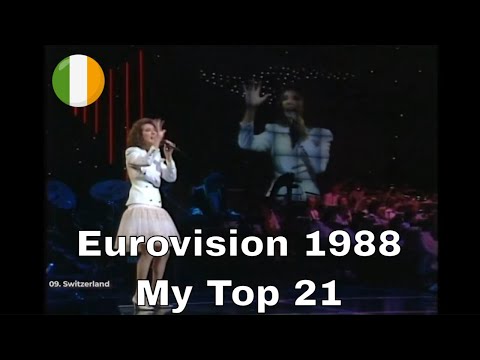Eurovision 1988 🇮🇪- My Top 21