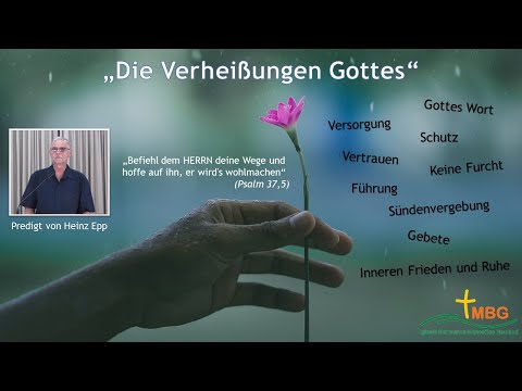 Predigt von Heinz Epp – Die Verheißungen Gottes