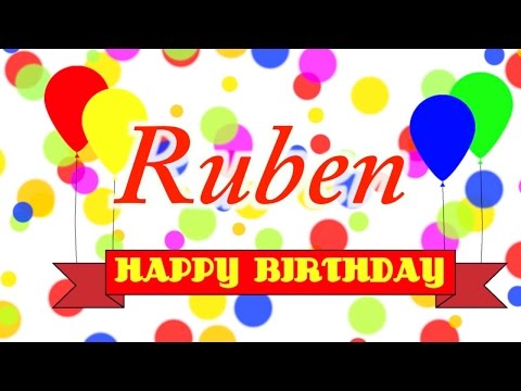 Happy Birthday Ruben Song