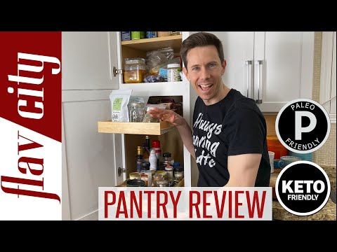 Essential Pantry Items For A Paleo & Keto Kitchen - Pantry Tour