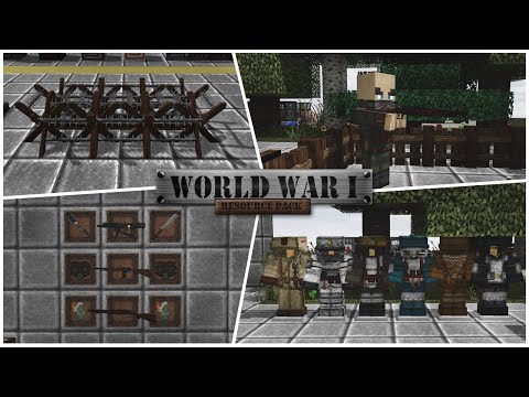 Minecraft | world war 1 resource pack | review