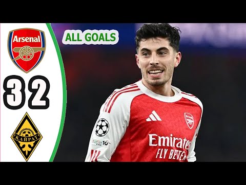 Arsenal vs Kairat Almaty 3-2 || Highlights & All Goals || UEFA Champions League