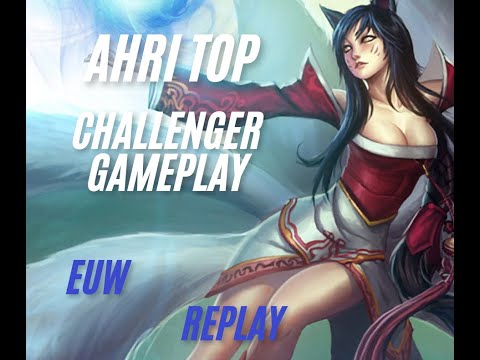 Ahri vs olaf Top Challenger EUW