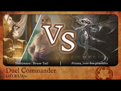 Yalo (Yoshimaru/Bruse Tarl) VS Hannimys (Atraxa)  FNM Duel Commander 13/01/2023 ronde 3