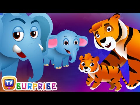 Surprise Eggs Wildlife Toys | Learn Baby Wild Animals & Animal Sounds | ChuChu TV Surprise for Kids Video