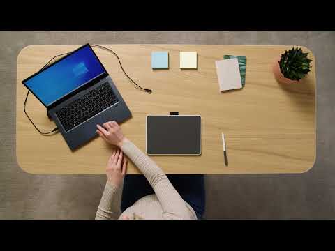 Підключіть графічний планшет Wacom One та увімкніть його на ПК (з українськими субтитрами)