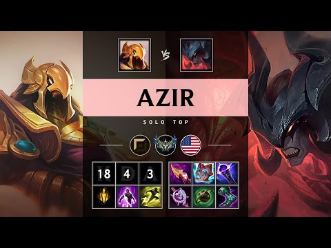 Azir Top vs Aatrox - NA Challenger Patch 25.07