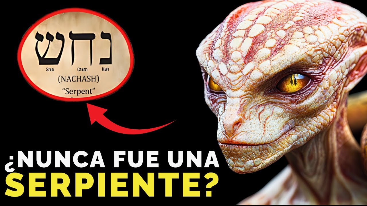 ¿LA SERPIENTE DE GÉNESIS NO ES UNA SERPIENTE?... TEXTO HEBREO ENCONTRADO REVELA LA VERDAD