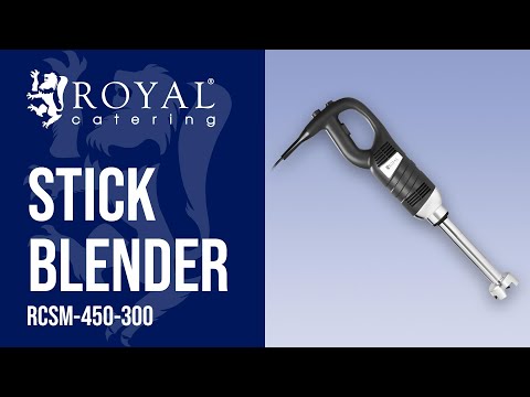 video - Stick Blender - 450 W - Royal Catering - 300 mm - 4,000 - 16,000 rpm