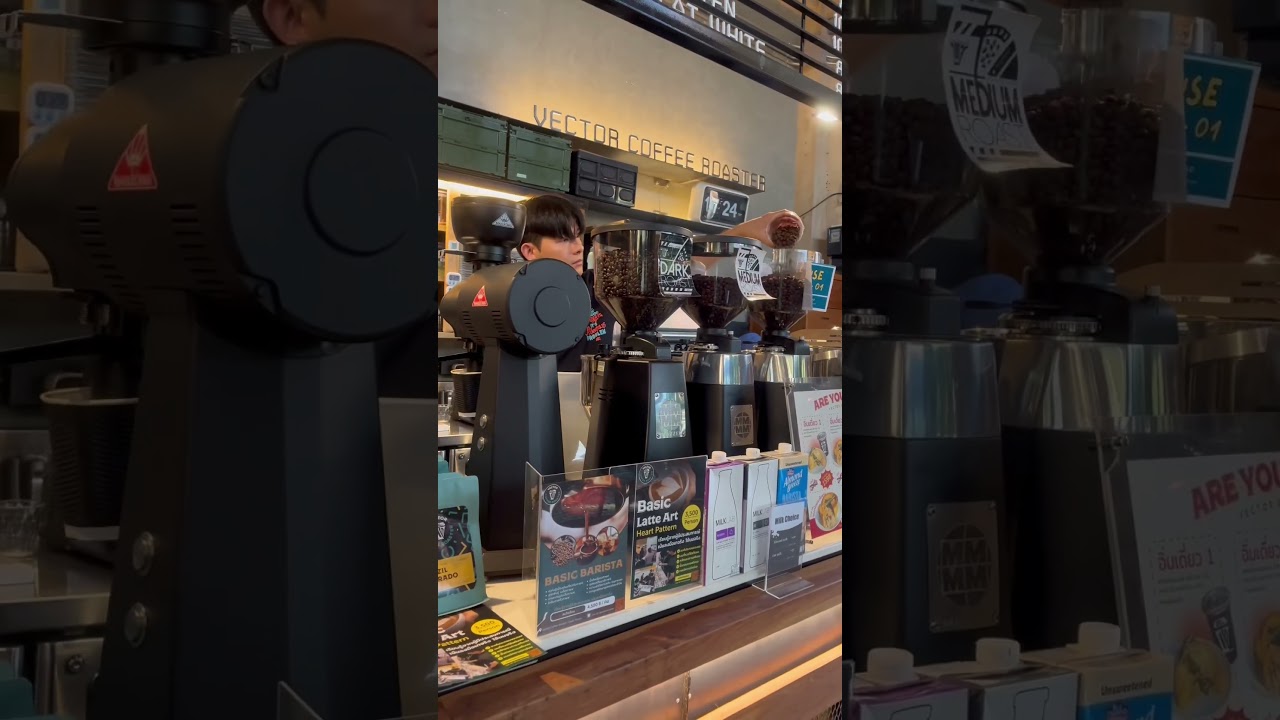 Vector Coffee Roaster l The Wall #ที่เที่ยวขอนแก่น#ขอนแก่นกินไรดี  #คาเฟ่ขอนแก่น #กินแก่น #kinkean