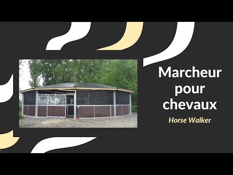 Marcheur professionnel pour chevaux avec clôture en bakélite - Existe en 12m, 15m, 16m, 18m et 20m_5