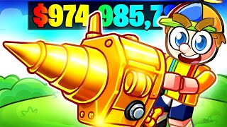 Spending $100,000 To Get OVERPOWERED DRILL In Roblox!