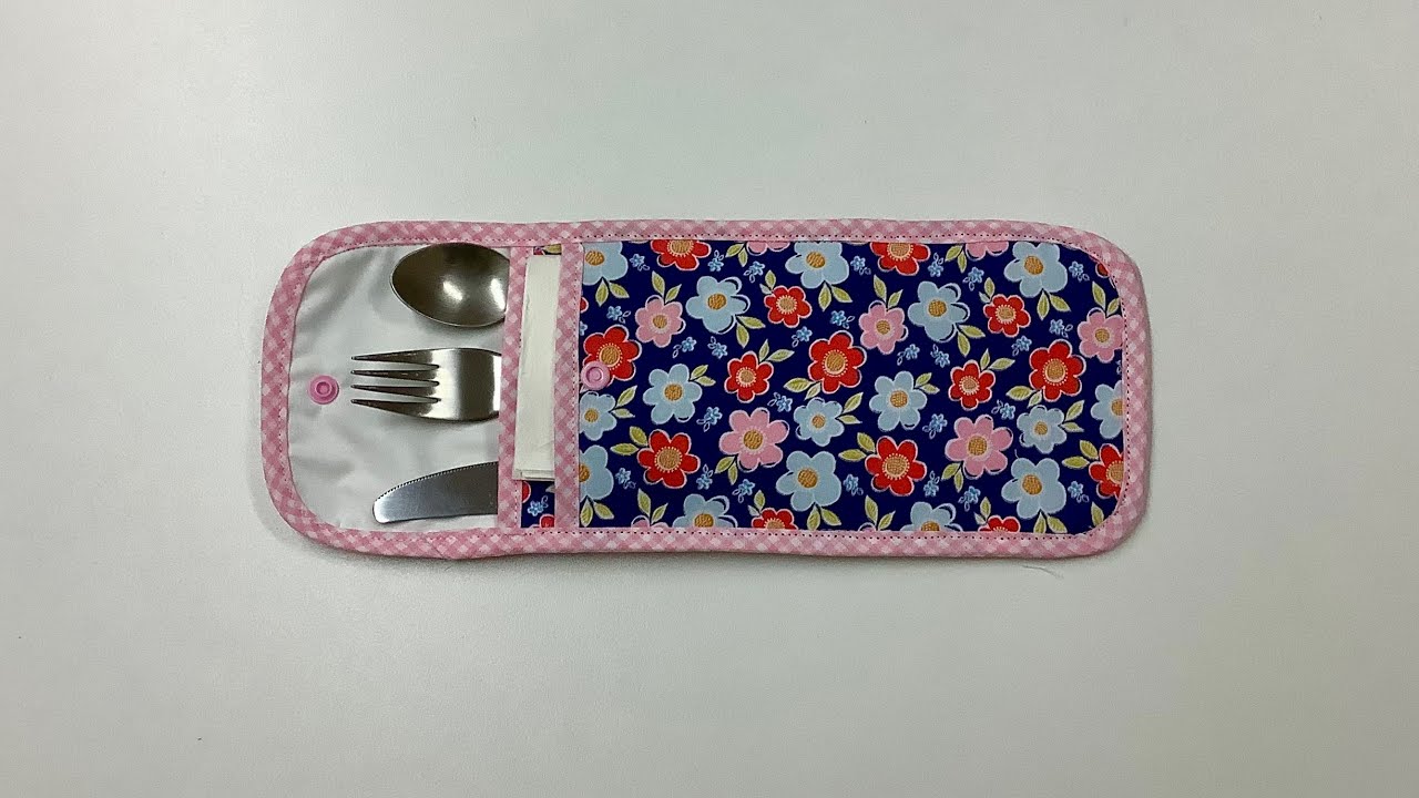 Coudre une petite pochette à couverts_ Couture Madalena