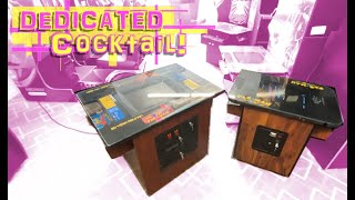 The Dedicated Namco REUNION Galaga Ms. Pac-Man Cocktail Cabinet Arcade Machine
