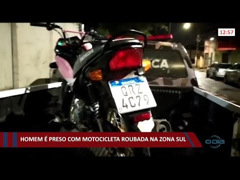 Homem é preso com motocicleta roubada na zona sul de Teresina 20 04 2021