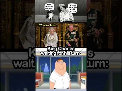 King Charles waiting his entire life to be King #kingcharles #memes #shorts