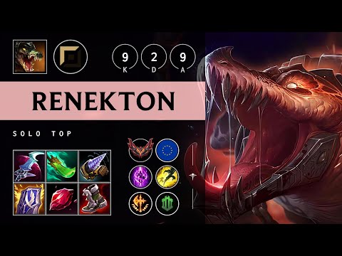 Renekton Top vs Gangplank: Dominating - EUW Grandmaster Patch 14.22