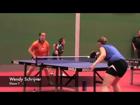 De Paralympische tafeltennisploeg van Londen