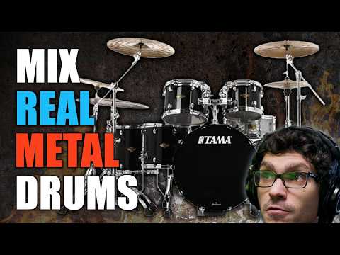 How To Mix Real Metal Drums w/o Samples Tutorial