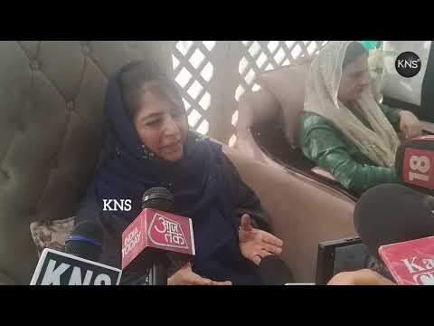 On Gandhi Ji’s day, when Kashmir was once called a ray of light, today its people, houses, and businesses are treated as criminals. Even Geelani ’s widow’s home is seized; This injustice only deepens distances, not reconciliation: Former CM J&K & PDP President Mehbooba Mufti