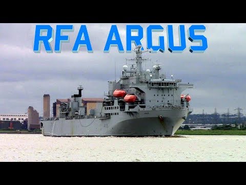 River Thames: RFA Argus A135